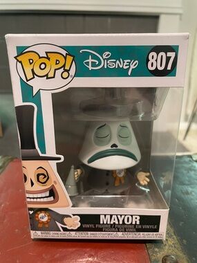 Funko POP! Mayor Vinyl Figure - White, Teal, Black